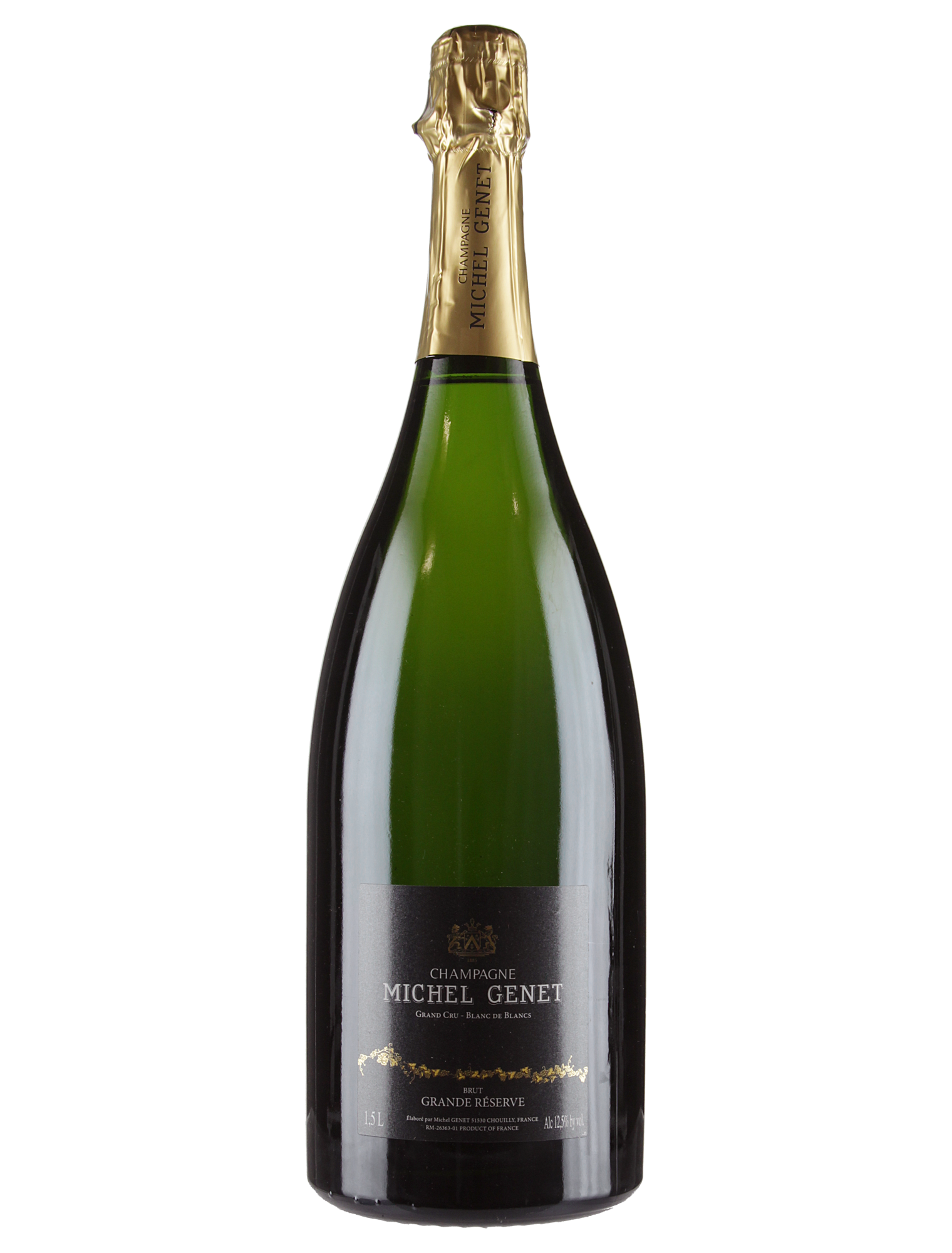 Champagne Brut Reserve Blanc De Blancs Michel Genet Arvi Sa The